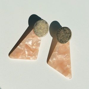 Barbie Pink and Gold Earring